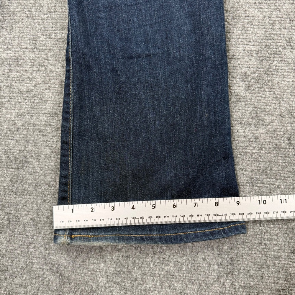 Signature by Levi Strauss Jeans 12M W31 L32 Dark Wash Mid-Rise Bootcut Women's - Picture 12 of 12